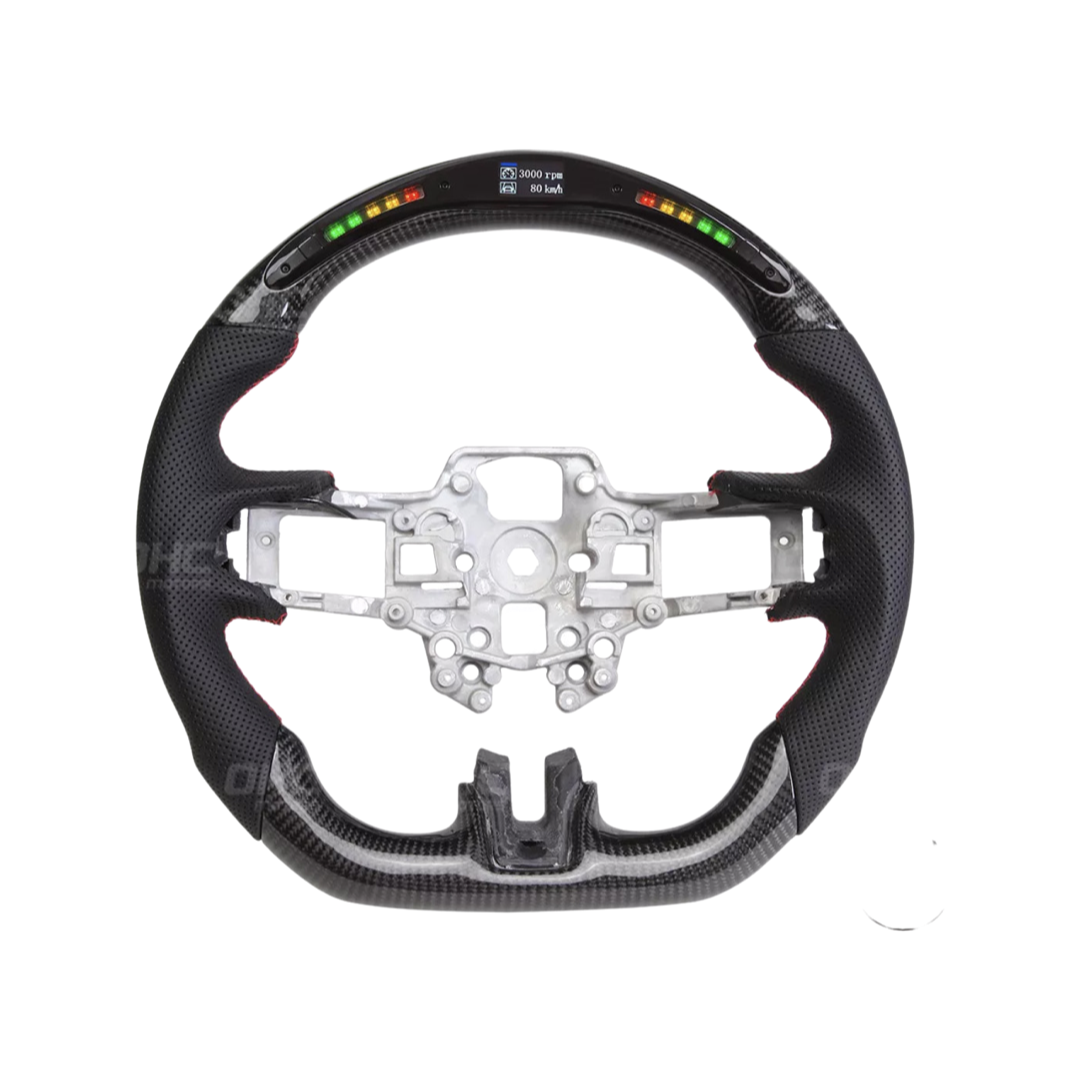Mustang LED Carbon Fibre Steering Wheel 2018-2023