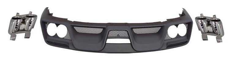 GT350 Style Rear Diffuser With Tips FM 15-17