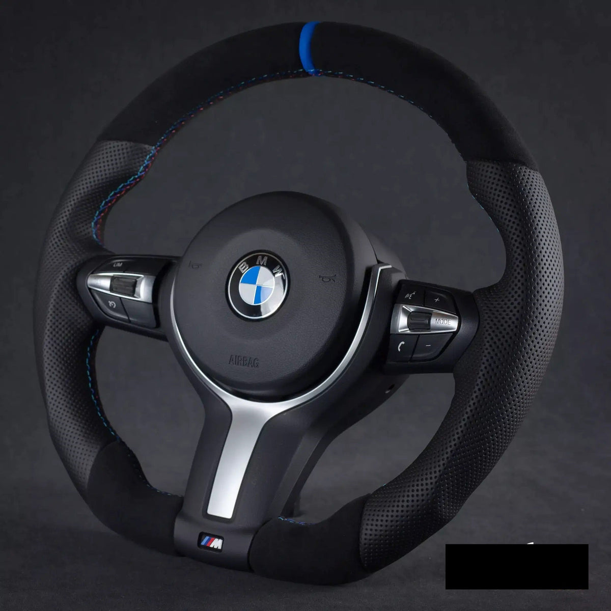 BMW Custom Alcantara Steering Wheel 2011 on Flexx Motorsport