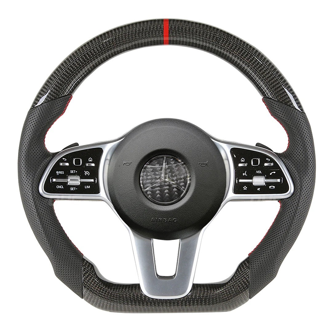 Mercedes Custom Carbon Fibre Steering Wheel C E CLA