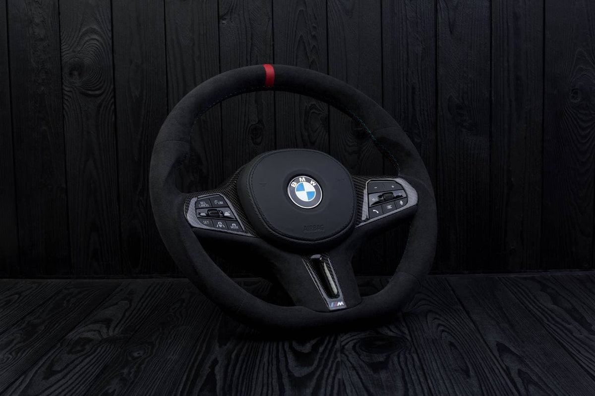 BMW Custom Leather Alcantara Steering Wheel 2020 on