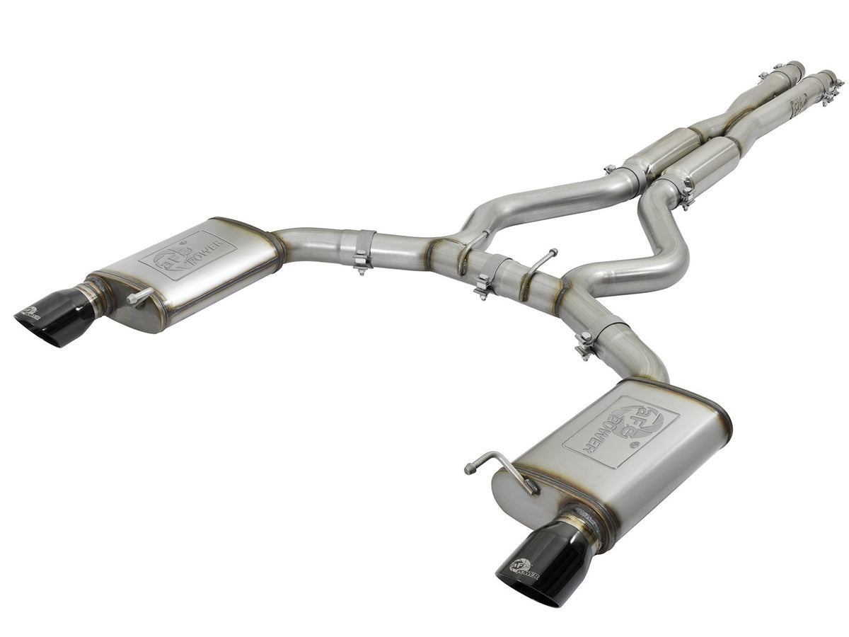 MACH Force-Xp 304 Stainless Steel 3 IN Cat-Back Exhaust System Black