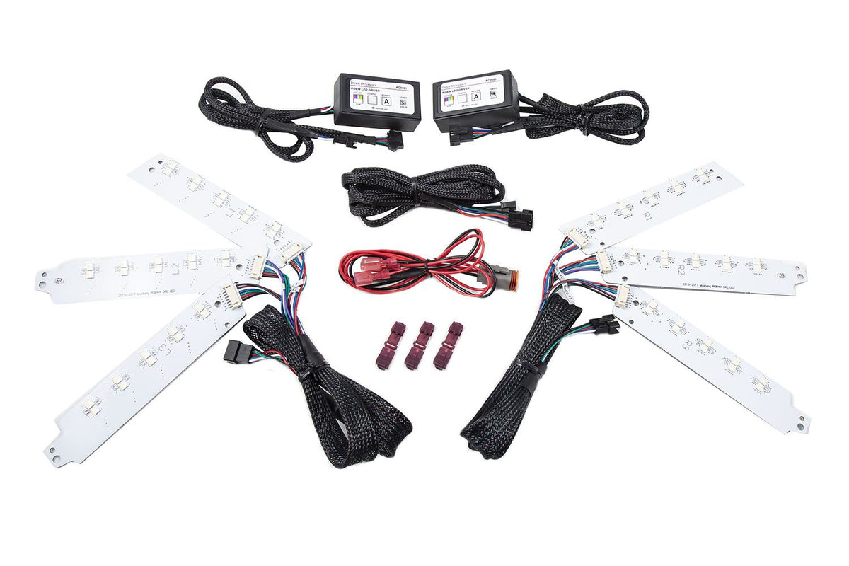 Diode Dynamics 2015-2017 Ford Mustang Multicolor DRL LED Boards