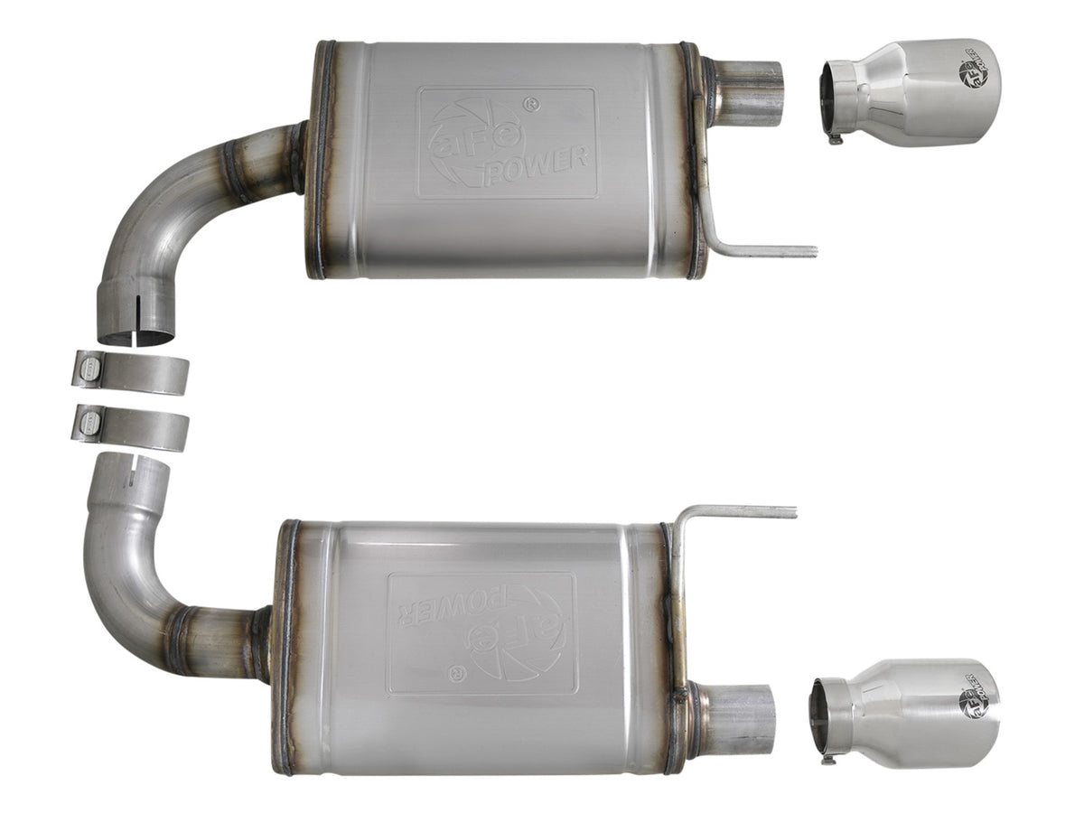 MACH Force-Xp 2-1/2&quot; 409 Stainless Steel Axle-Back Exhaust System