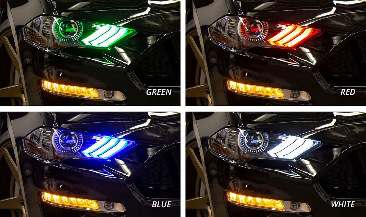 Diode Dynamics 2018-2023 Ford Mustang Multicolor DRL LED Boards