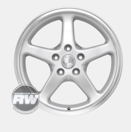 HSV VL GROUP A SS WALKINSHAW 18 INCH SILVER WHEEL AND TYRE PACKAGES