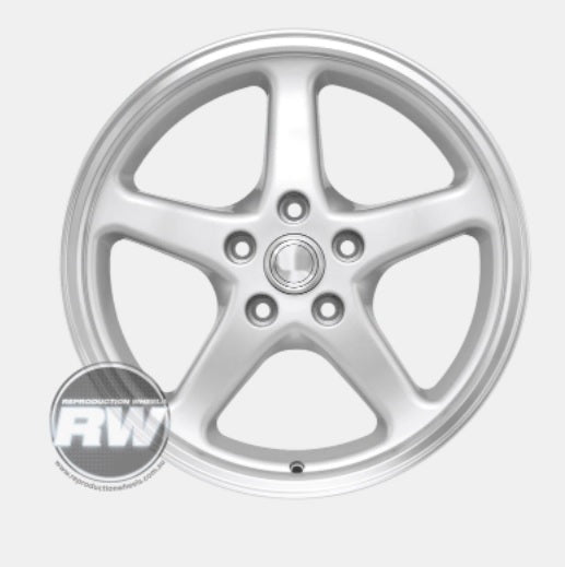 HSV VL GROUP A SS WALKINSHAW 18 INCH SILVER WHEEL AND TYRE PACKAGES ...
