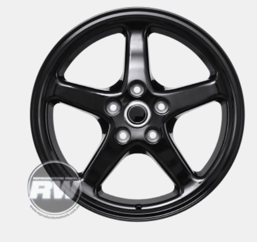 HSV VL GROUP A SS WALKINSHAW 18 INCH GLOSS BLACK WHEEL AND TYRE PACKAGES