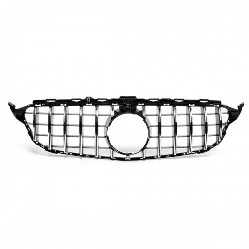 Mercedes C Class GT Panamericana Grille AMG Silver 2015-18