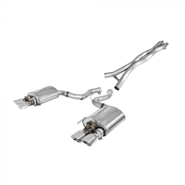 Corsa CatBack Exhaust System 3" Active Sport To Xtreme With 4" Polish Flexx Motorsport