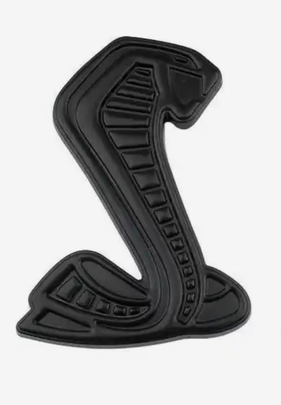 Shelby GT500 Snake style Badge - Black